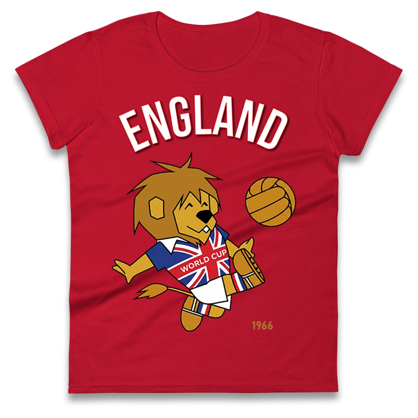 World Cup Willie Ladies T Shirt 