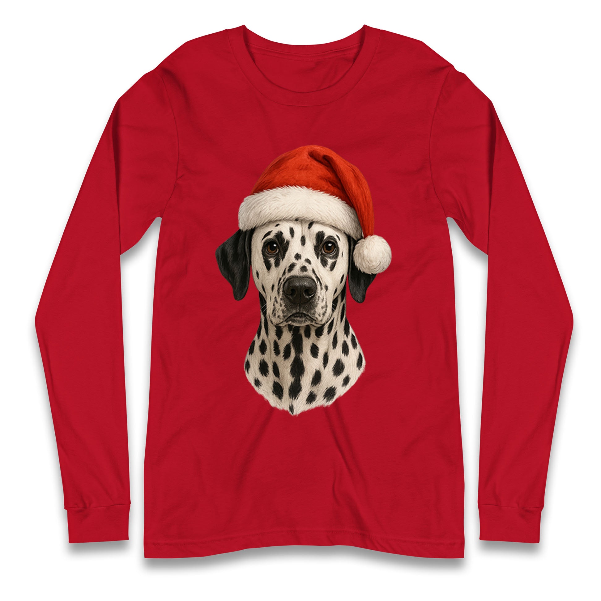 Dalmatian Dog Christmas Longsleeve T Shirt