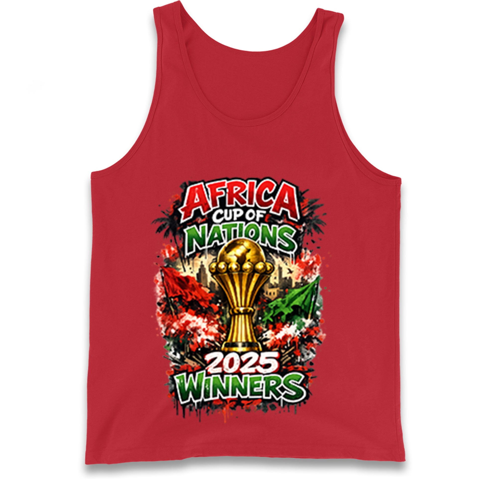 Morocco Africa Cup Of Nations Winners 2025 Tank Top