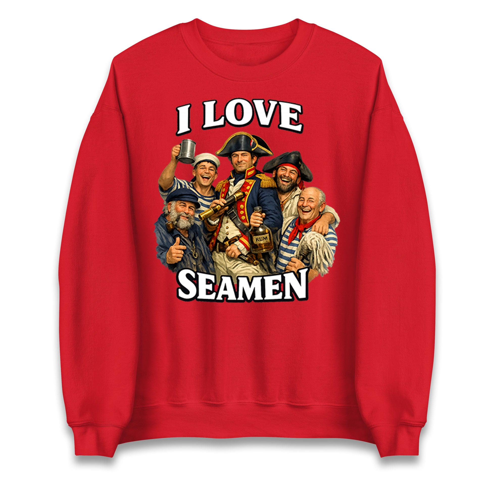 I Love Seamen Funny Cringe Meme Offensive  Jumper