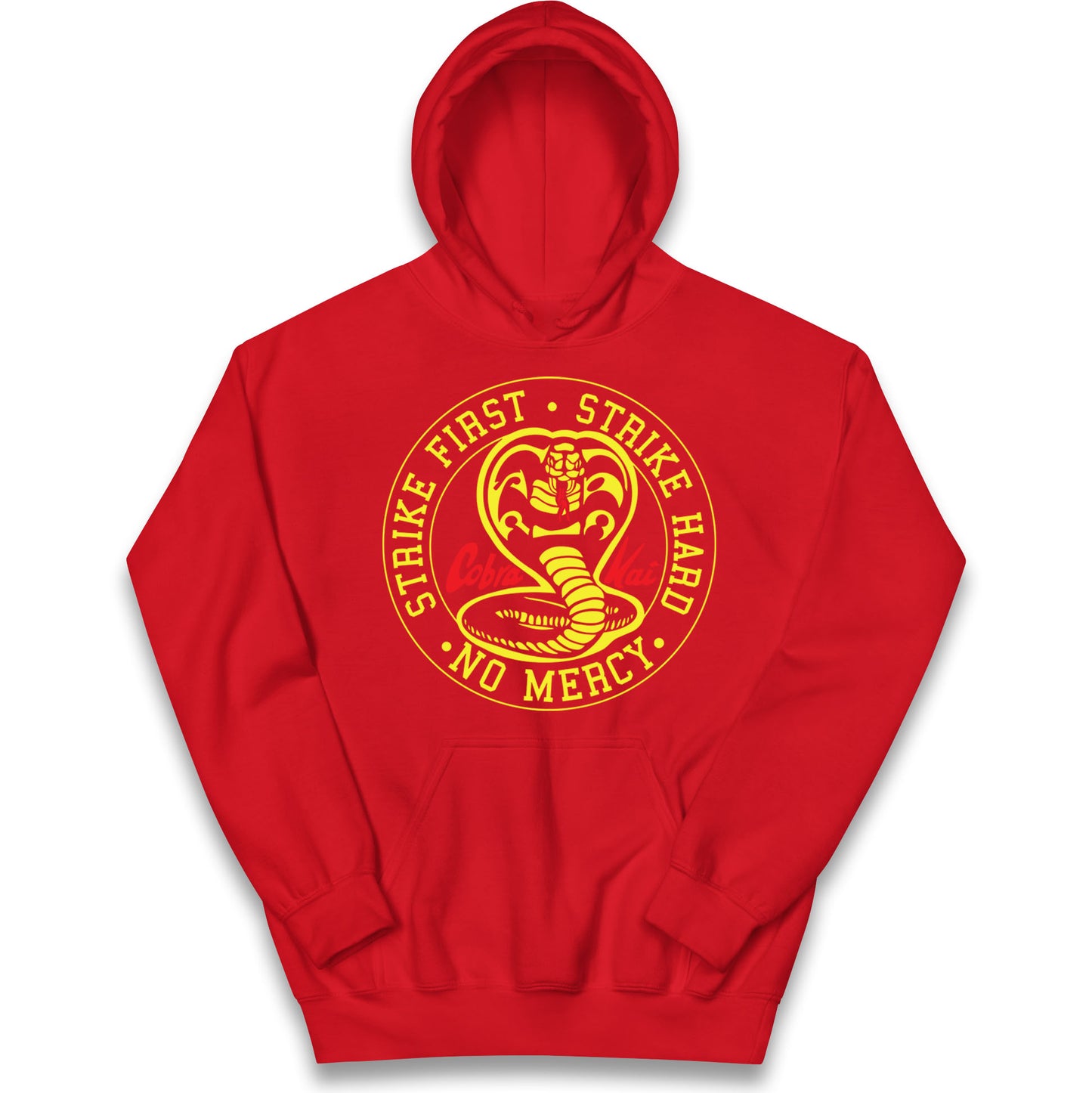 Cobra Kai Strike First Strike Hard Kids Hoodie