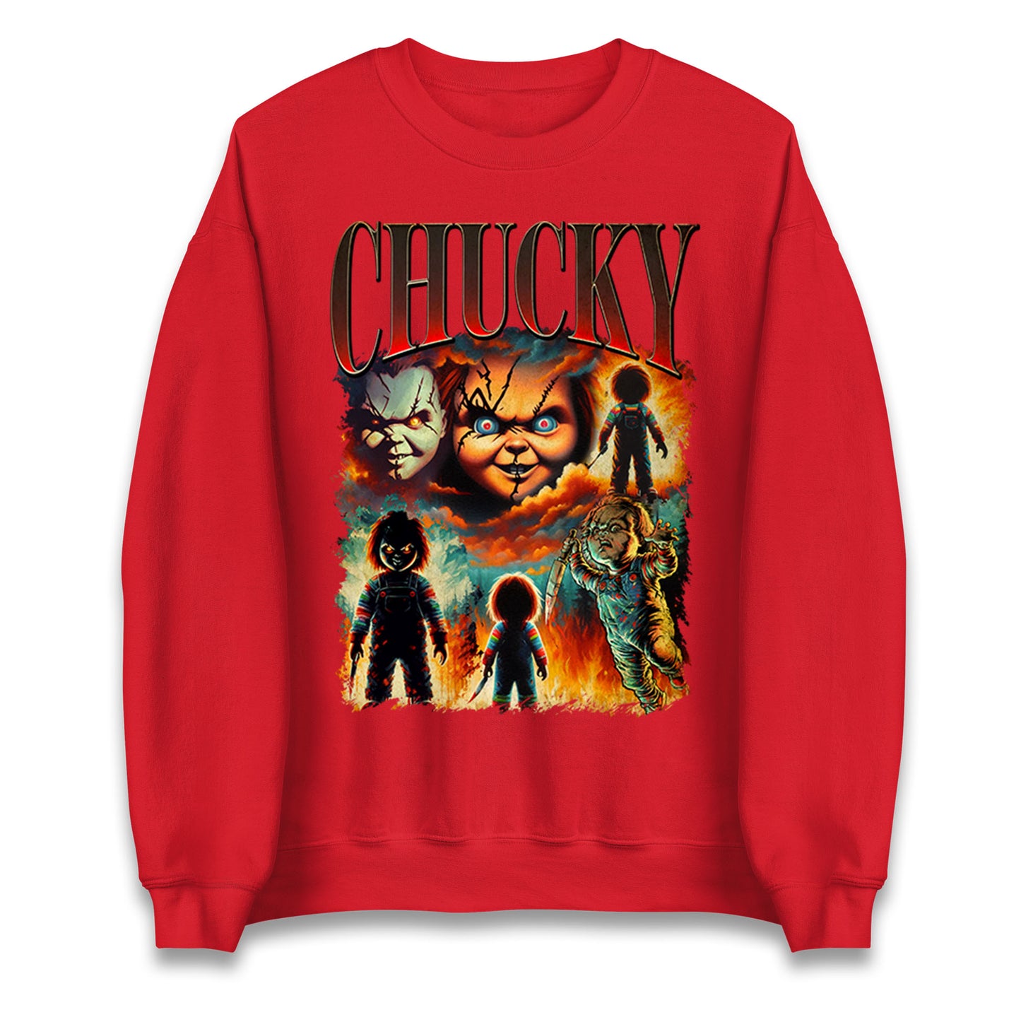 Chucky Doll Halloween Bootleg Unisex Sweatshirt