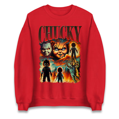 Chucky Doll Halloween Bootleg Unisex Sweatshirt