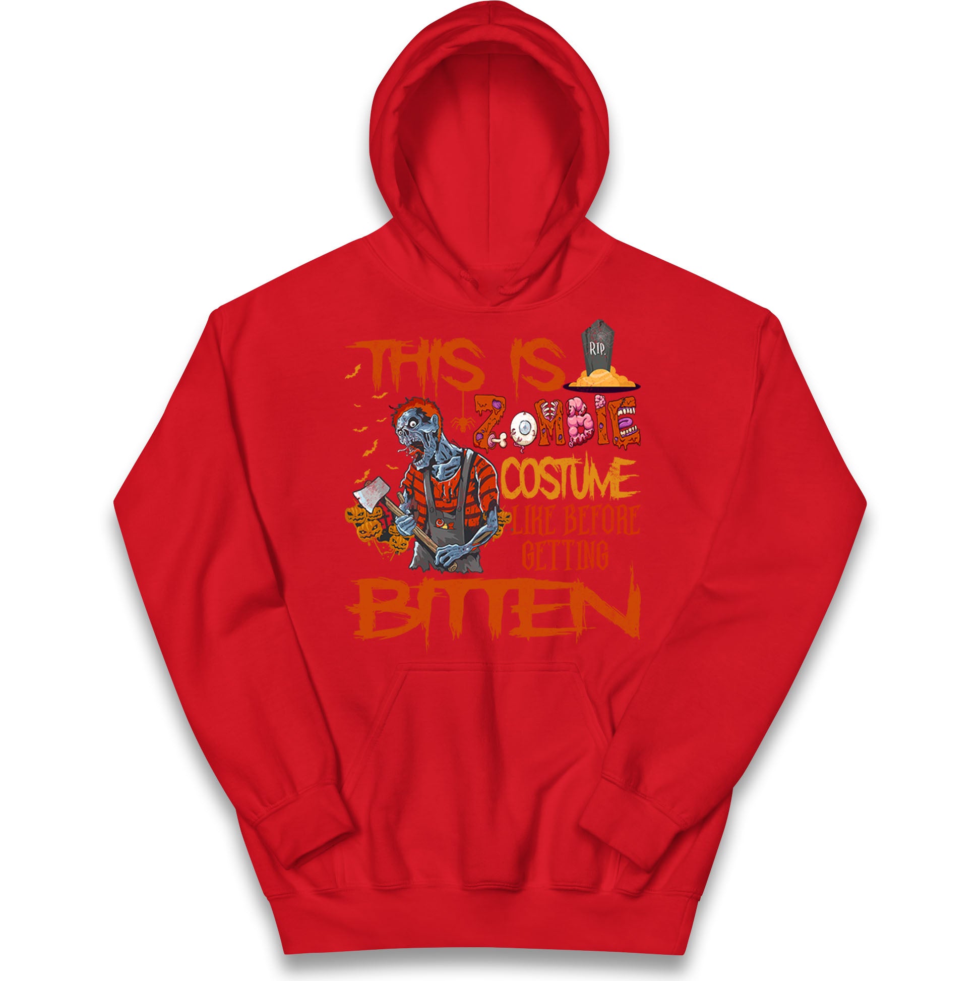 Zombie Costume Halloween Hoodie
