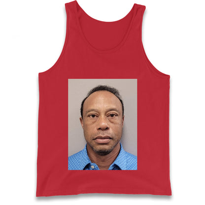 Tiger Woods Mugshot Tank Top