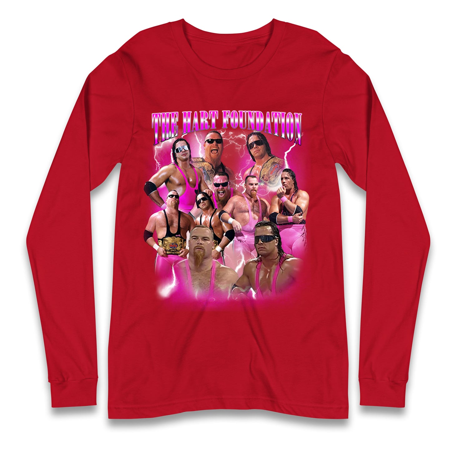 The Hart Foundation Bootleg Long Sleeve T Shirt
