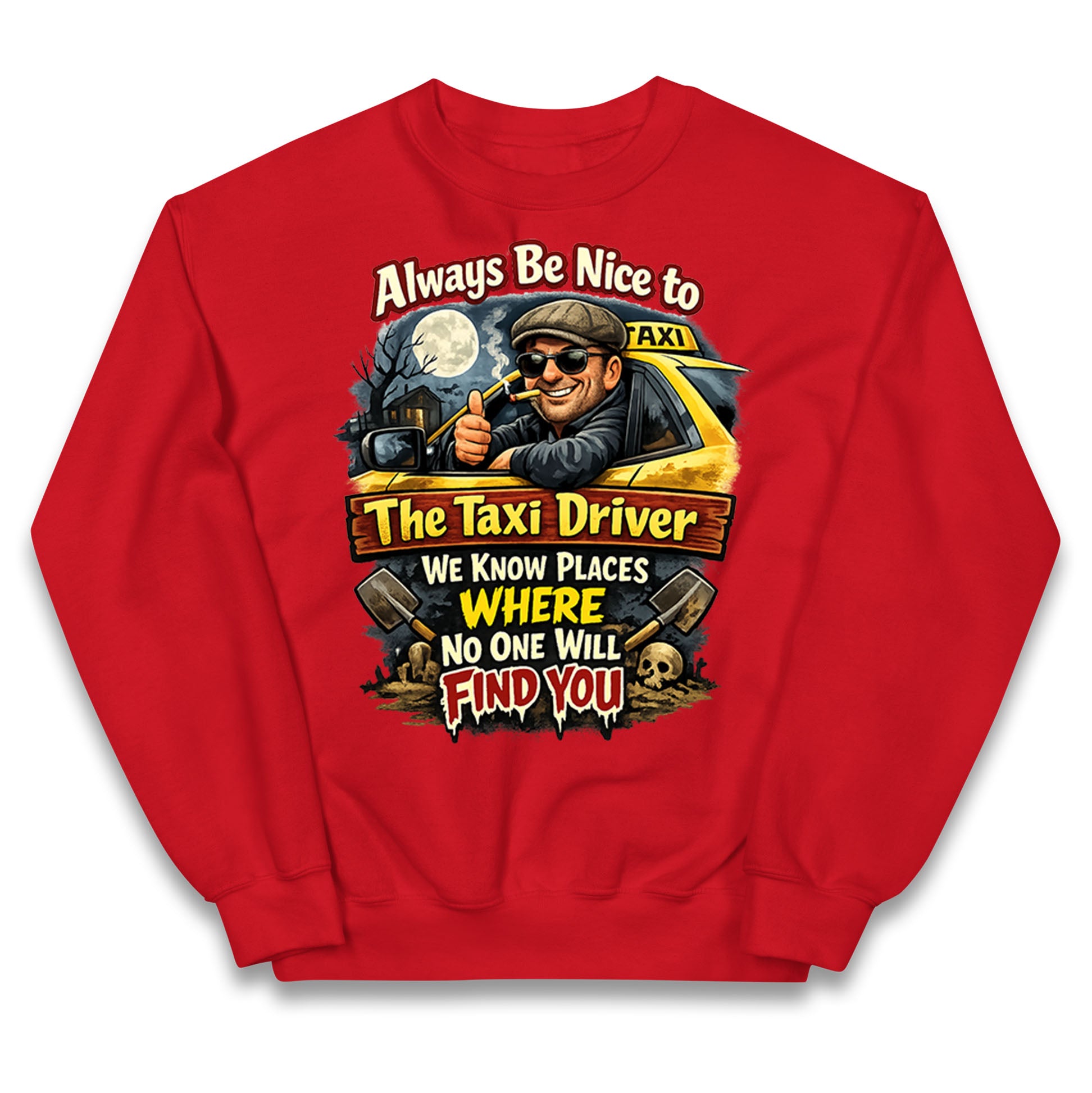 Taxi Driver Kids Jumper
