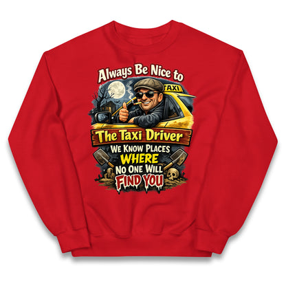 Taxi Driver Kids Jumper