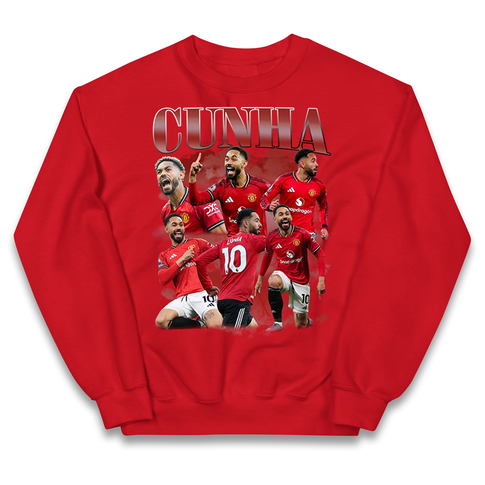 Matheus Cunha Manchester United Kids Jumper
