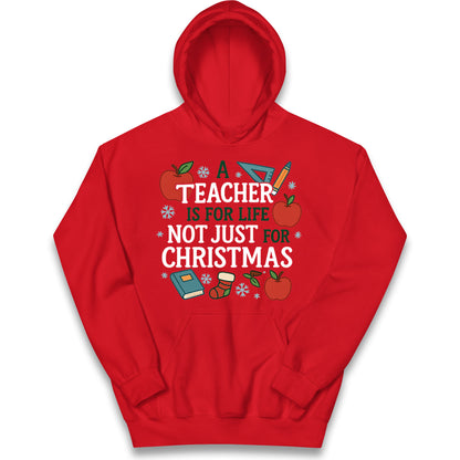 Teacher Christmas Kids Hoodie