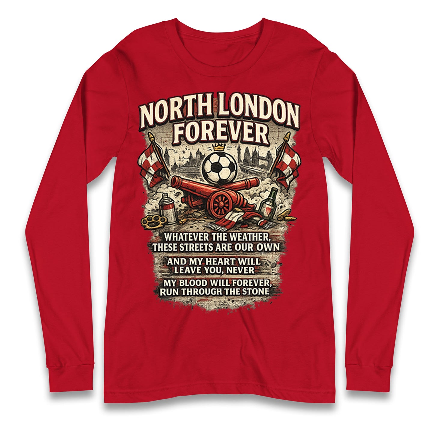 Arsenal North London Forever Longsleeve T Shirt