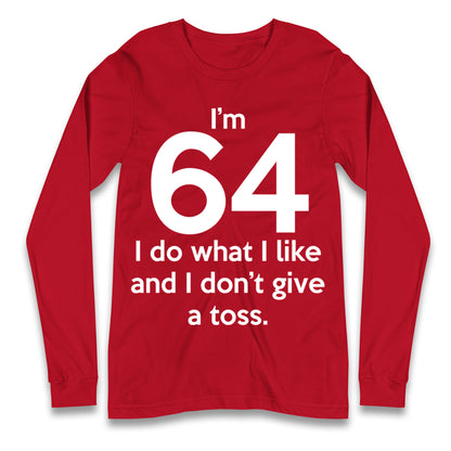 64th Birthday Longsleeve T Shirt