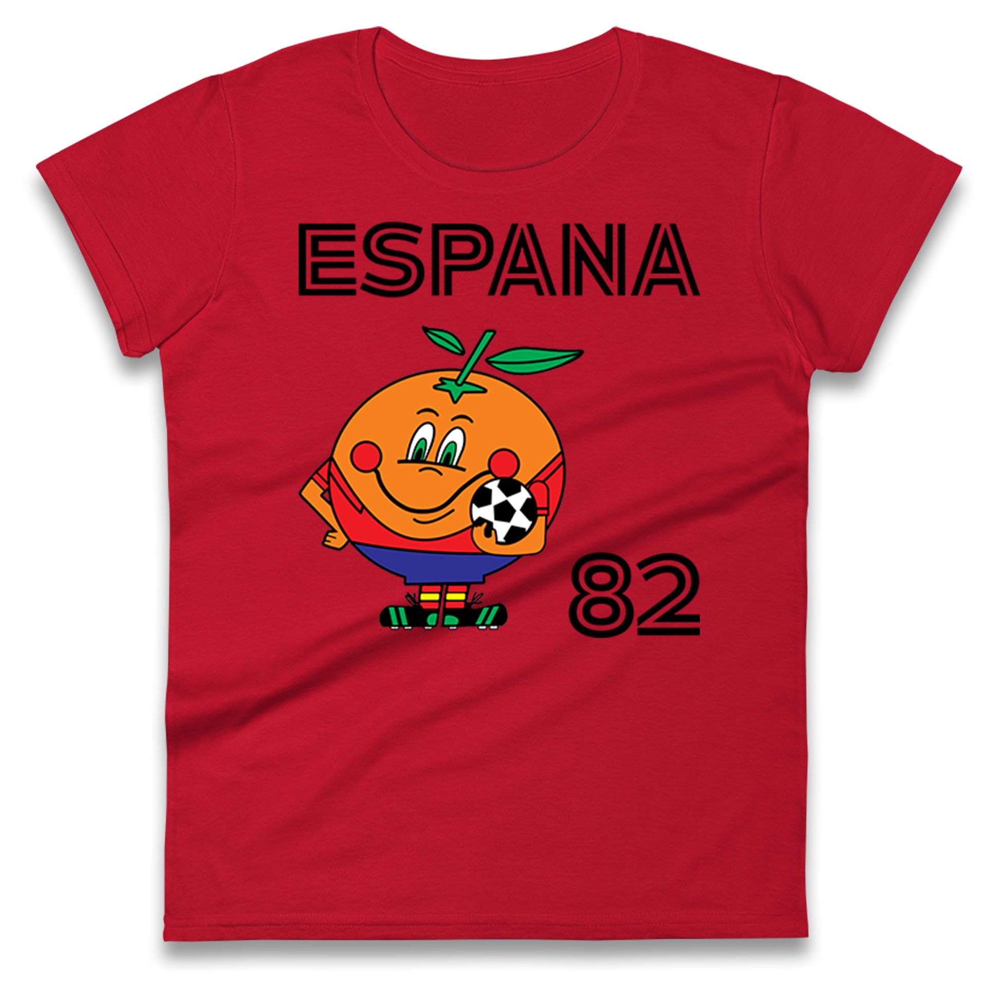 Spain 82 World Cup Ladies T Shirt