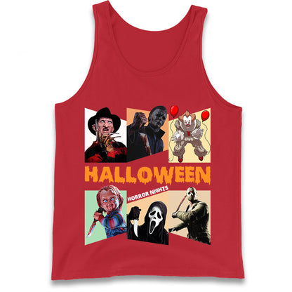 Horror Characters Halloween Horror Nights Tank Top