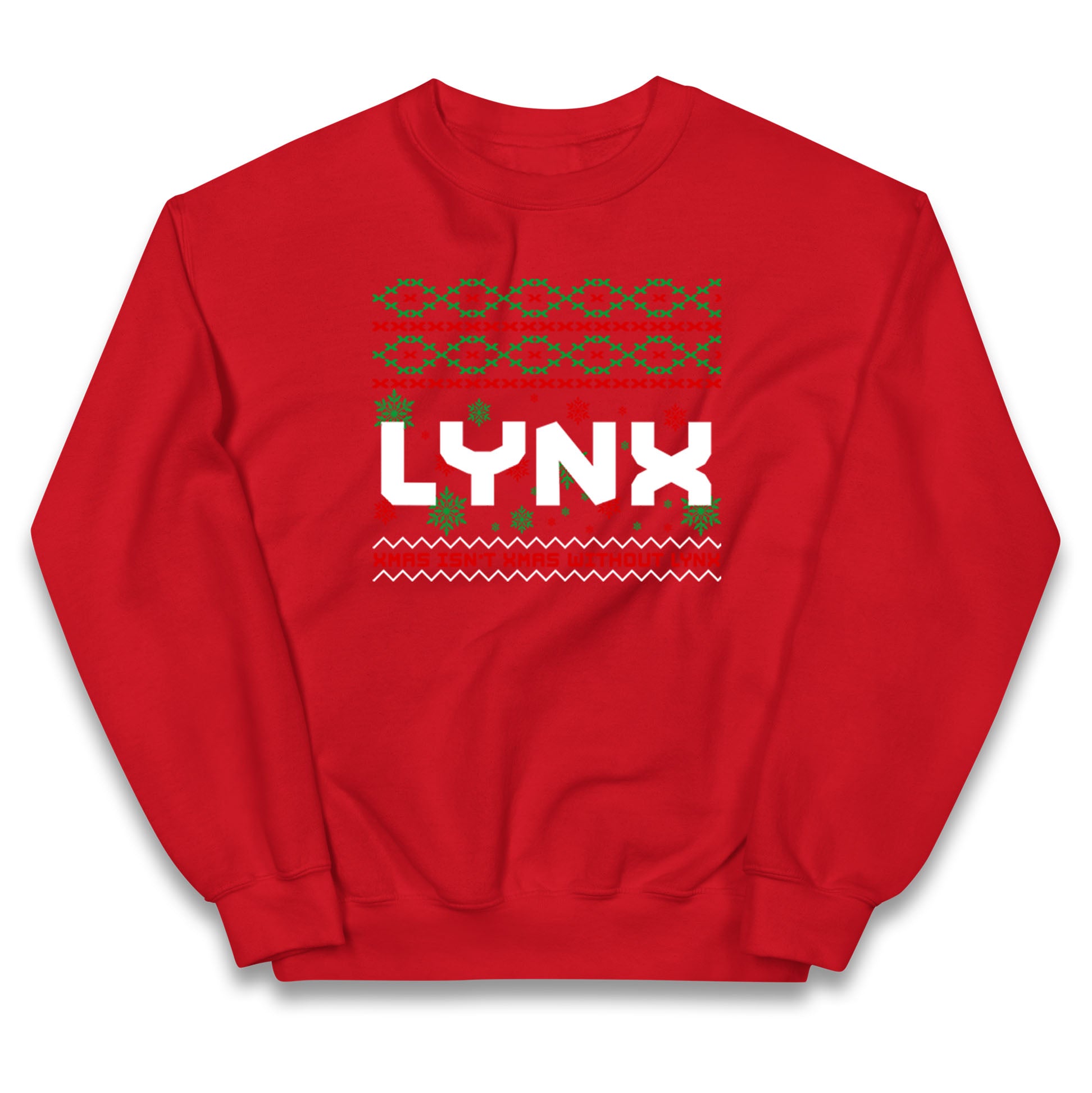 Lynx Christmas Kids Jumper