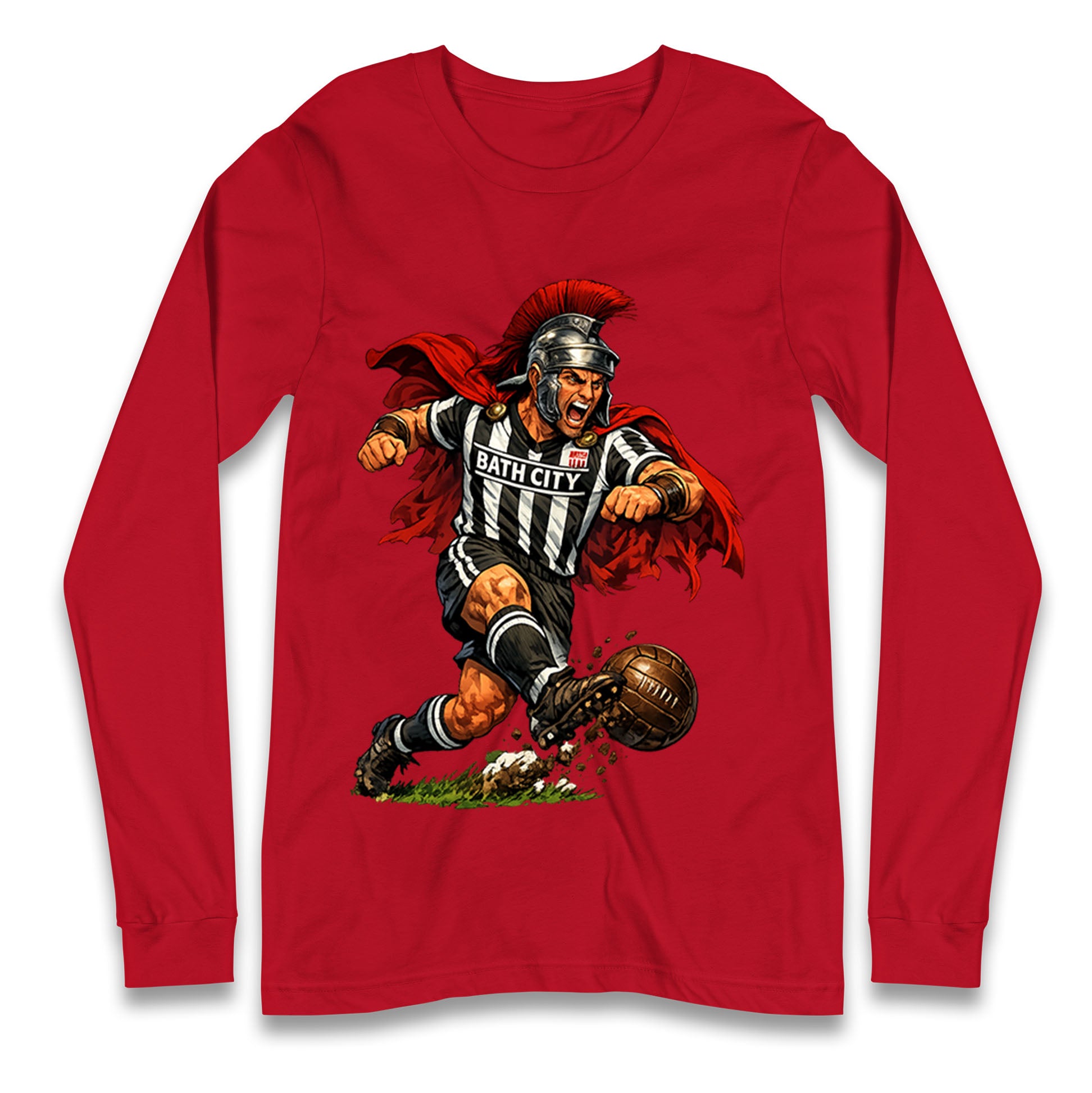 Retro Bath City Football Longsleeve T Shirt