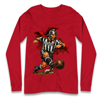 Retro Bath City Football Longsleeve T Shirt