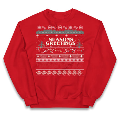 Stranger Things Trailer Kids Jumper
