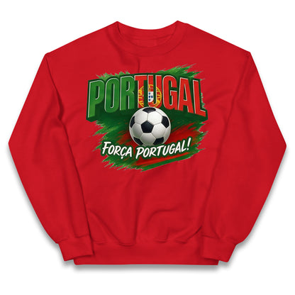 Portugal Retro World Cup Kids Jumper 