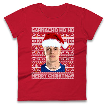 Garnacho Christmas Ladies T Shirt