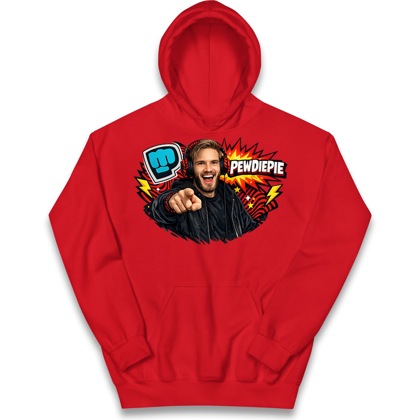 PewDiePie YouTuber Kids Hoodie