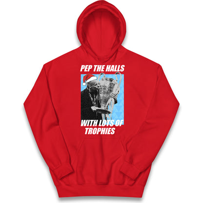 Pep Guardiola Christmas Kids Hoodie