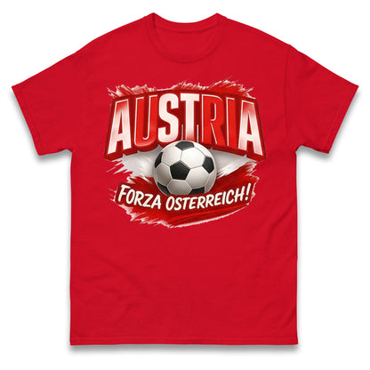Austria Retro World Cup T Shirt