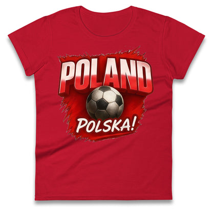 Poland Polska! Ladies Shirt