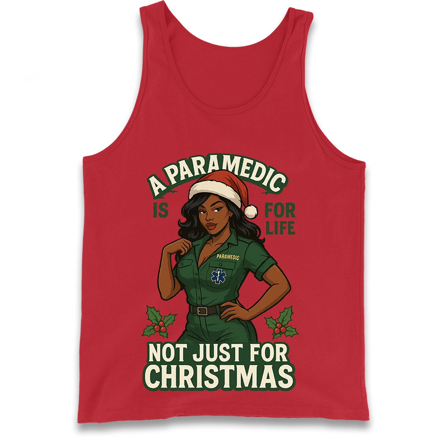 Paramedic Christmas Tank Top