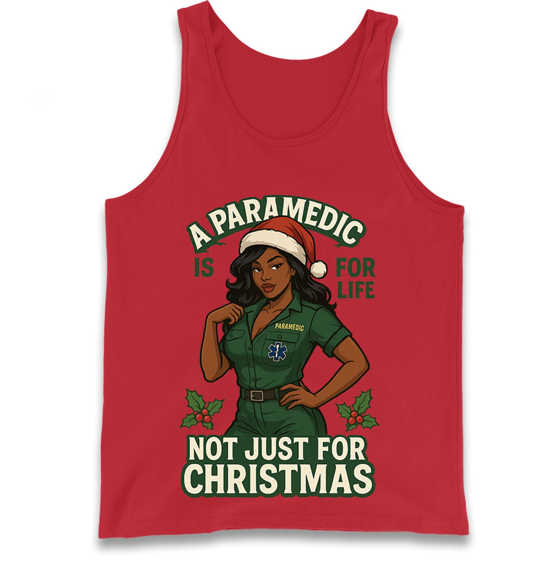 Paramedic Christmas Tank Top