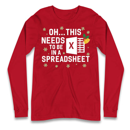 Excel Christmas Longsleeve T Shirt