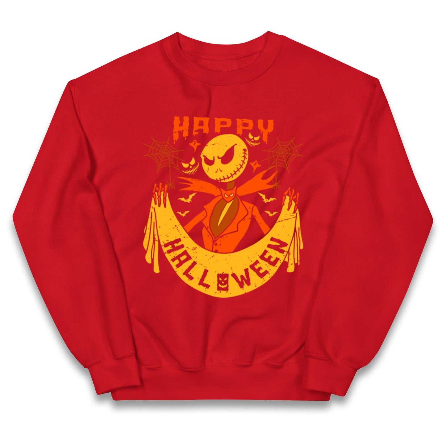 Jack Skellington Happy Halloween Kids Jumper