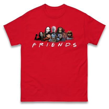 Horror Characters Friends Halloween t shirts