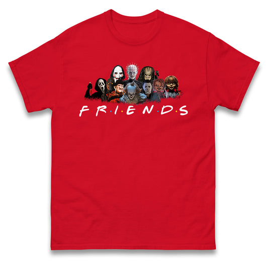 Horror Characters Friends Halloween t shirts