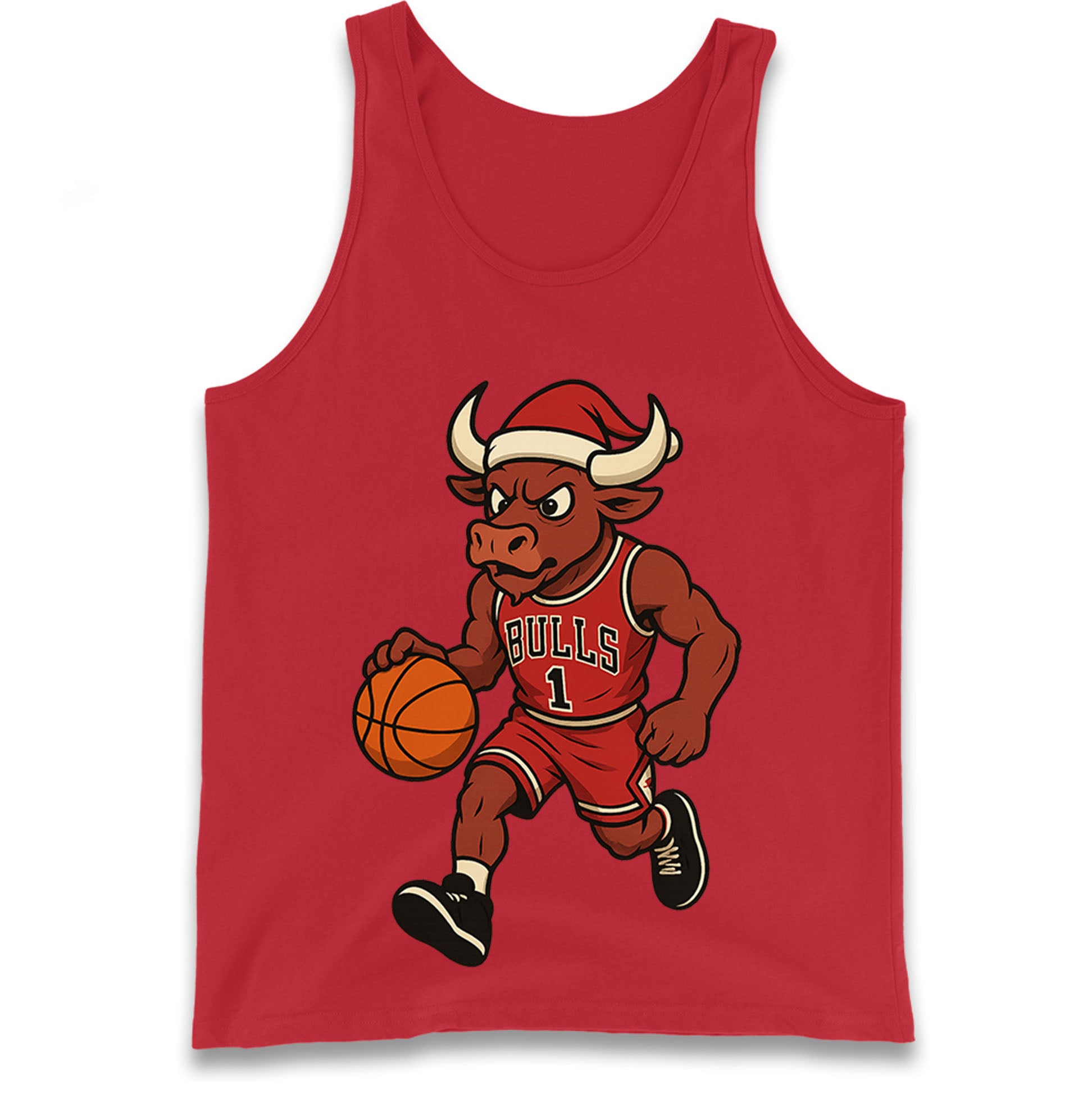 Chicago Bulls Christmas Tank Top