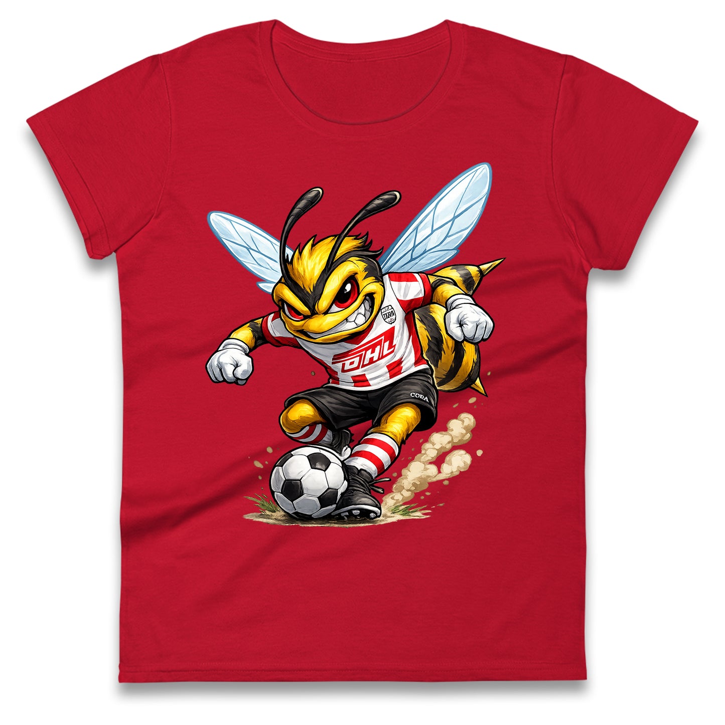 Retro Brentford FC Ladies T Shirt