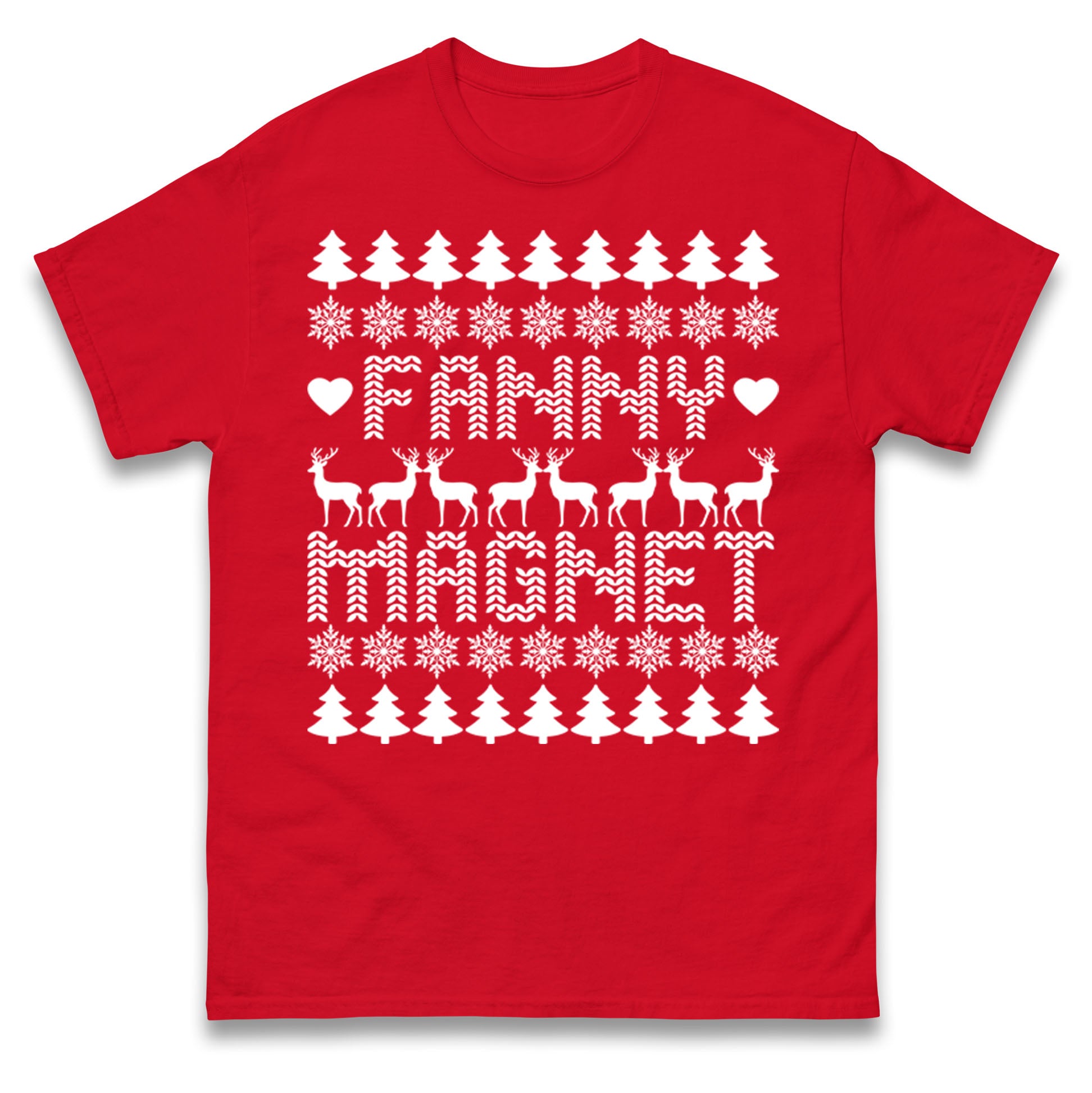 Fanny Magnet Christmas T Shirt