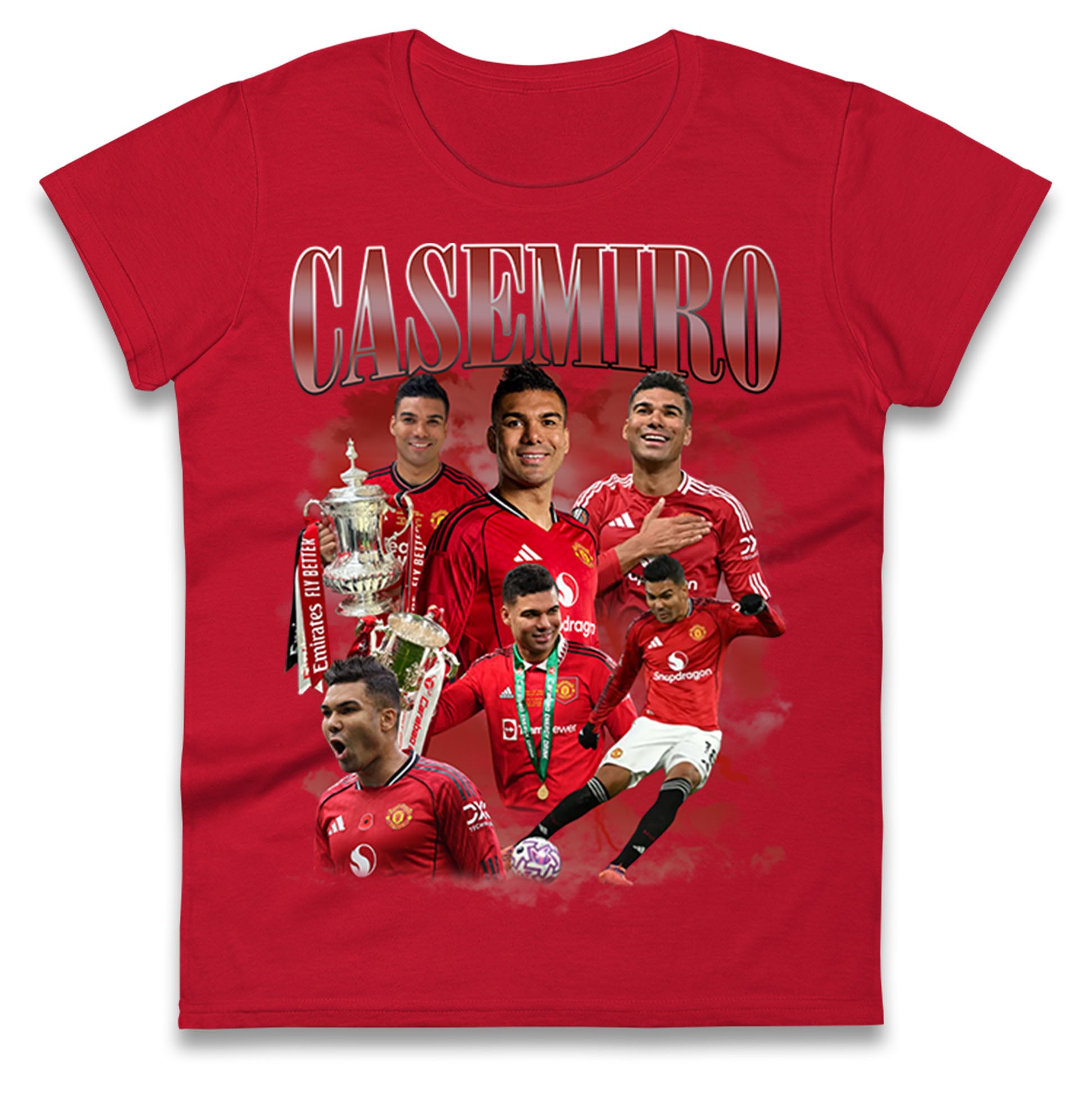 Casemiro Manchester United Ladies T Shirt