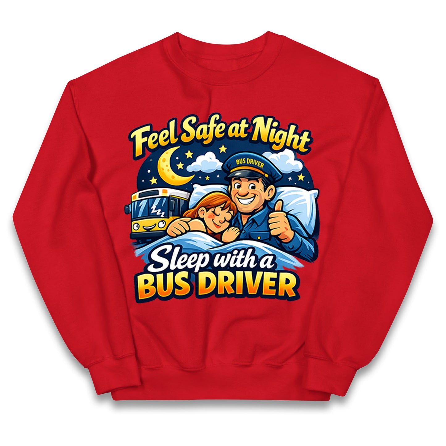 Bus Driver Job Title Kids Jumper