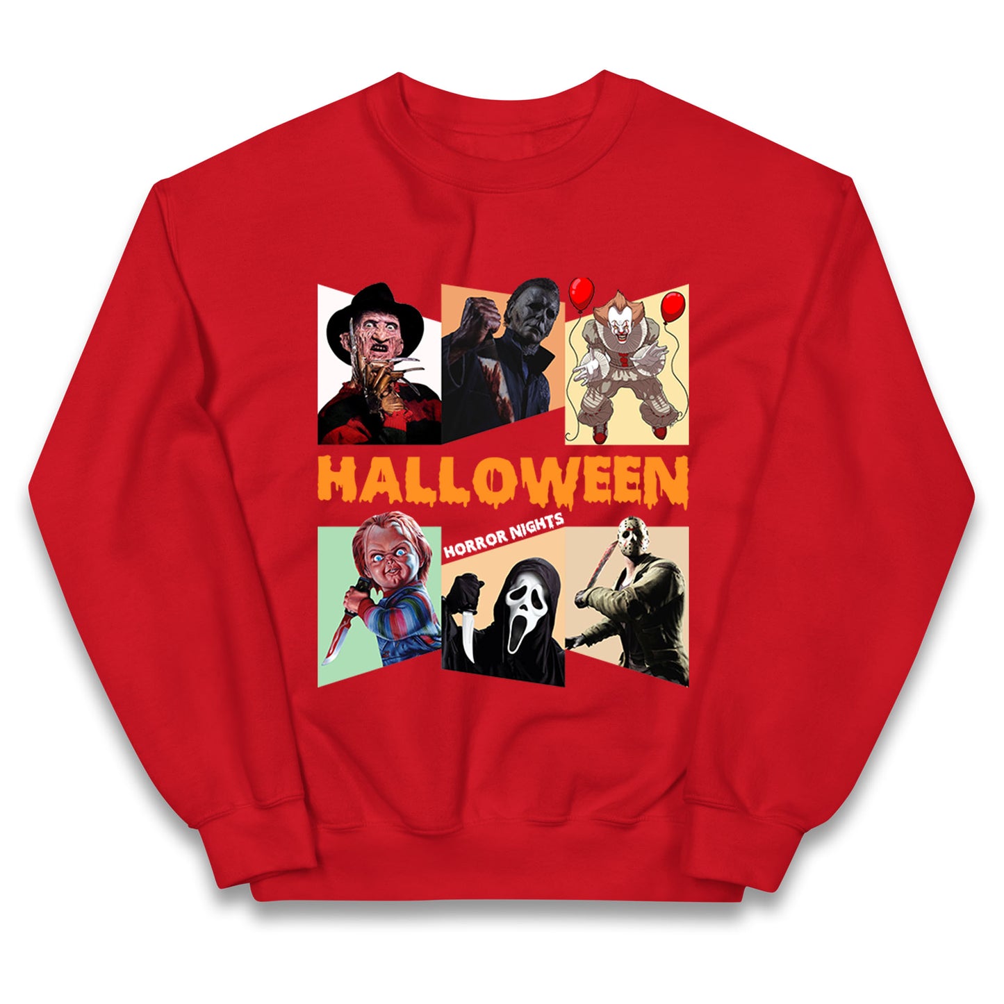 Horror Characters Halloween Horror Nights Kids Jumper