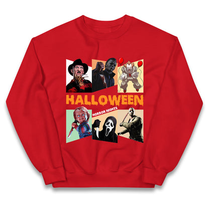 Horror Characters Halloween Horror Nights Kids Jumper