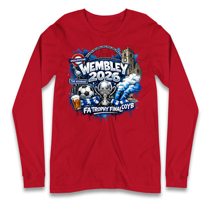 Wealdstone FA Trophy Final Wembley 2026 | Buy FA Trophy Wear Longsleeve T Shirt 