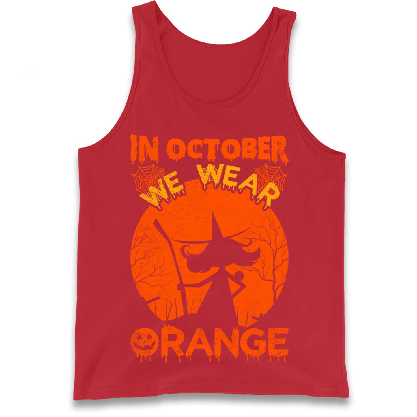In October We Wear Orange Tank Top
