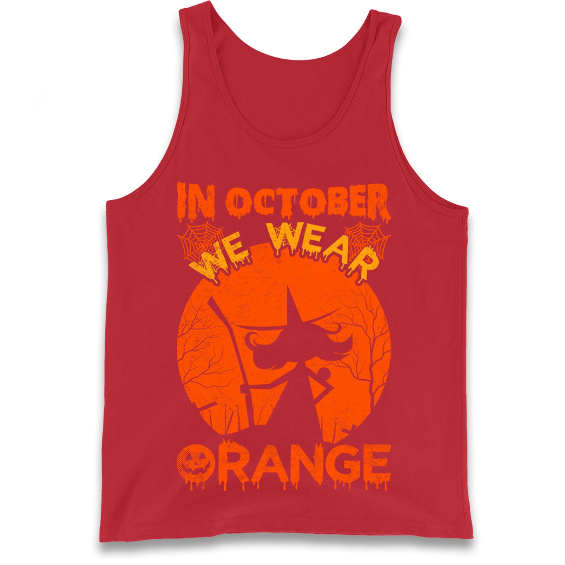 In October We Wear Orange Tank Top
