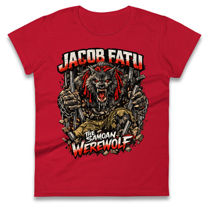 Jacob Fatu The Samoan Werewolf Ladies Shirt