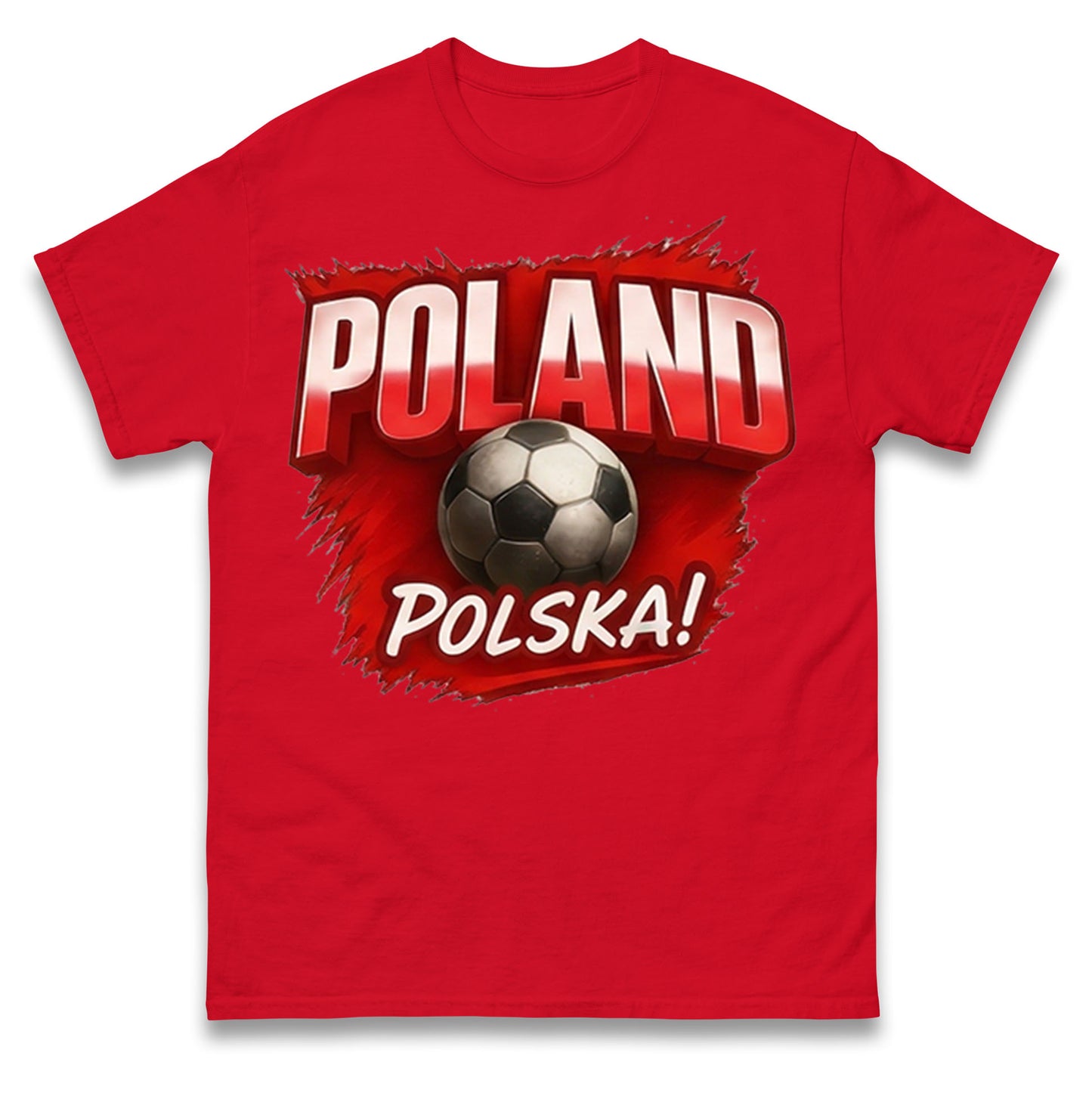 Poland Retro World Cup T Shirt 