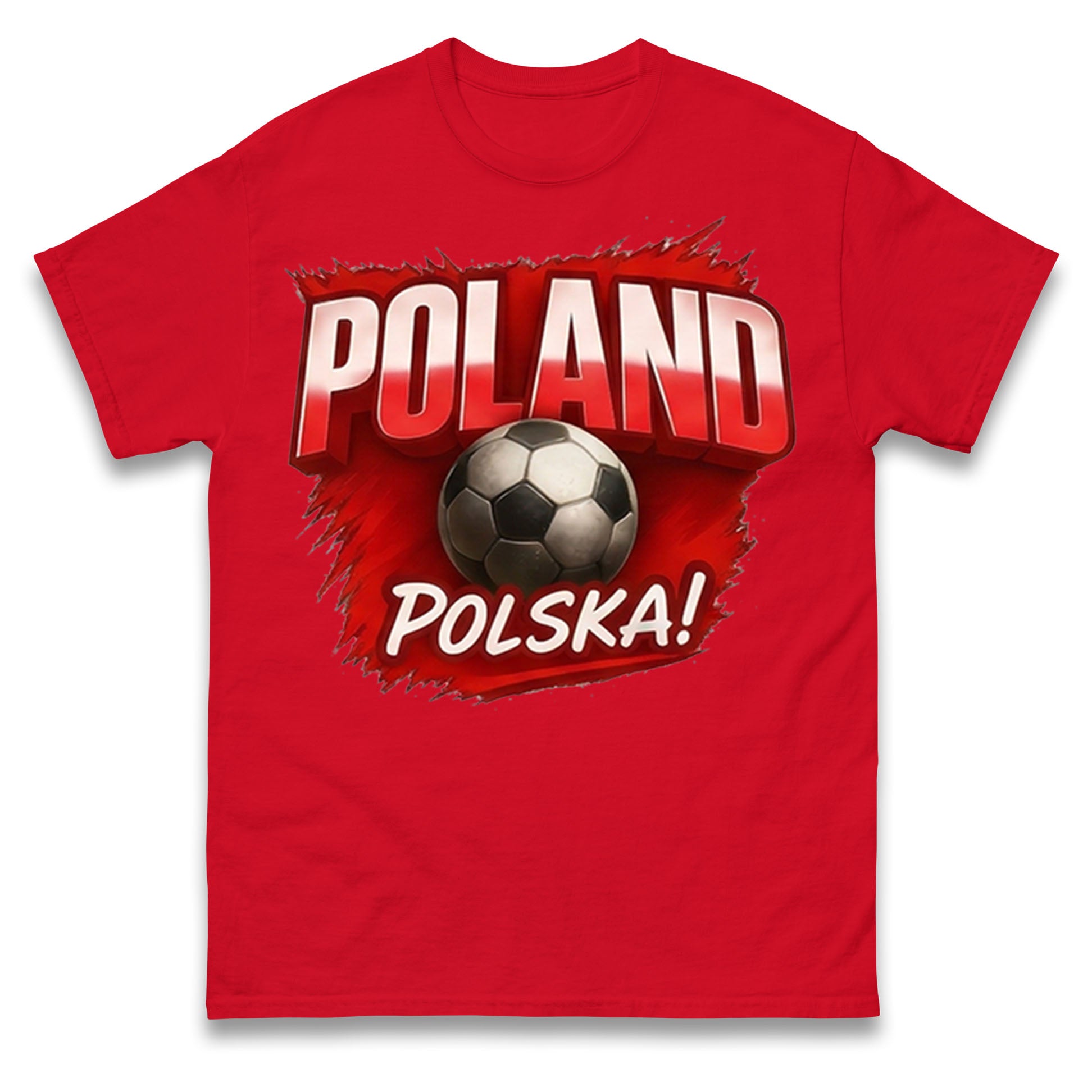 Poland Retro World Cup T Shirt 