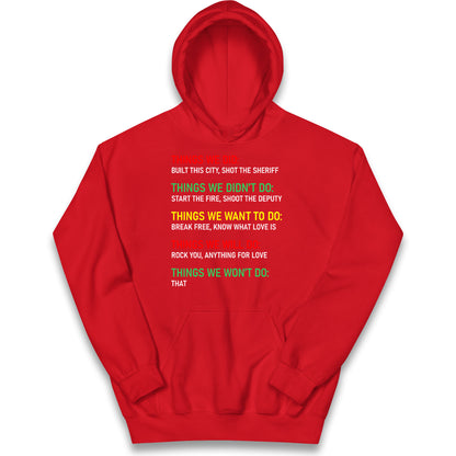 Bob Marley Music Kids Hoodie