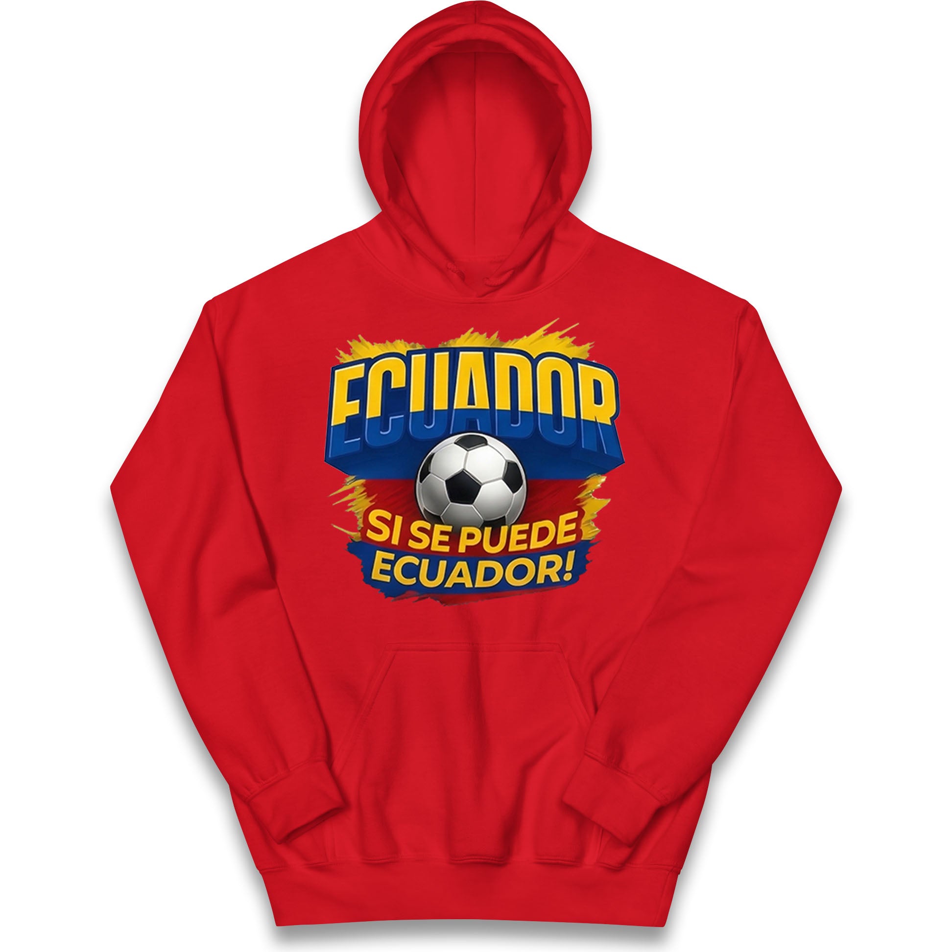 Ecuador Retro World Cup Kids Hoodie