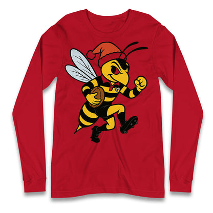 Wasps Rugby Christmas Longsleeve T Shirt